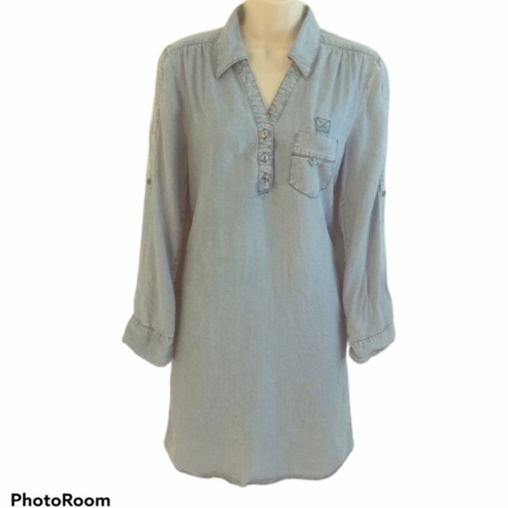 Denim T-Shirt Dress NWOT